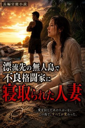 【ビバマガ】「長編官能小説」漂流先の無人島で不良格闘家に寝取られた人妻｜NTR小説