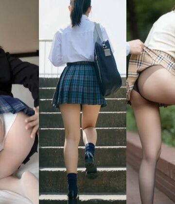 【ビバマガ】日常のエロい太ももとパンチラ＜JK・ミニスカ美女編＞｜後ろ姿が好きすぎて