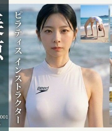 【ビバマガ】【AI生成】写真集No.001 ピラティスインストラクター美涼｜はるこま
