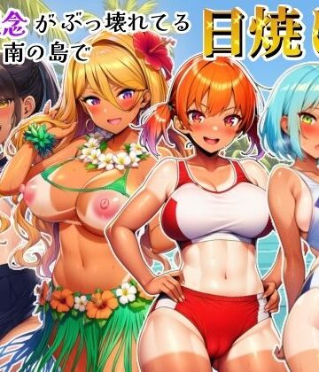 【ビバマガ】貞操観念がぶっ壊れてる南の島で日焼け女子校生たちとハメまくる話｜シコリの森