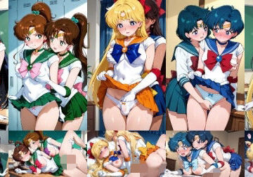 【ビバマガ】セーラー戦士が悪の美少女戦士にふたなり乱暴される（おまけCG付き）｜人工智楽団