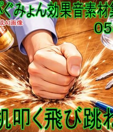【ビバマガ】ぴぐみょん効果音素材集058机叩く飛び跳ね｜ぴぐみょんスタジオ
