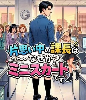 【ビバマガ】片思い中の課長はなぜかミニスカートです｜しおまるイカ