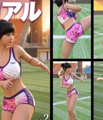【ビバマガ】大学生グラビアアイドル 一ノ瀬 廻里の陸上コス風写真集 Real_02｜Libido-Labo