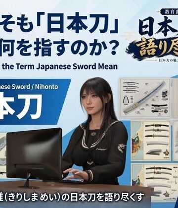 【ビバマガ】パンチラガチャ★霧島 愛唯（きりしま めい）『日本刀を語り尽くす』第1章-まず「日本刀とは何か」を知る（001-そもそも「日本刀」とは何を指すのか？）｜Ozone_Layer