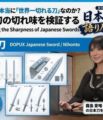 【ビバマガ】パンチラガチャ★霧島 愛唯（きりしま めい）『日本刀を語り尽くす』第1章-まず「日本刀とは何か」を知る（006-日本刀は本当に「世界一切れる刀」なのか？）｜Ozone_Layer