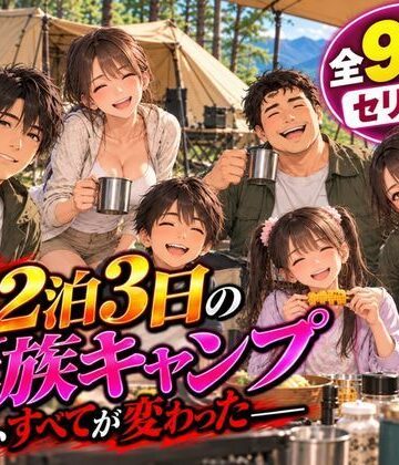 【ビバマガ】2泊3日の家族キャンプ旅行 前編 〜あの夜、すべてが変わった〜【AIコミック】｜夜想アトリエ