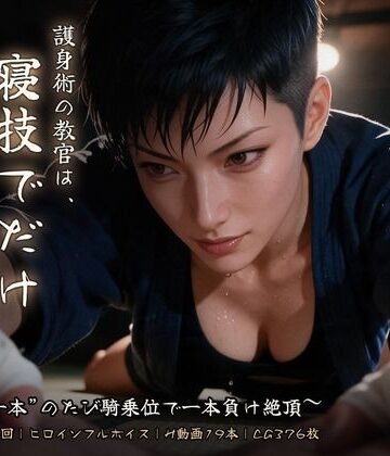 【ビバマガ】護身術の教官は、寝技でだけ負けたい〜‘もう一本’のたび騎乗位で一本負け絶頂〜｜右乳首固結び