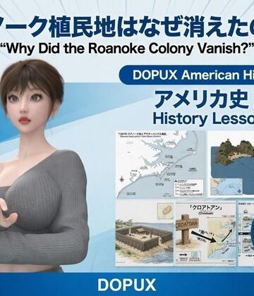 【ビバマガ】パンチラガチャ★西陣郁奈（にしじんかな）強豪予備校『DOPUX（ドピュックス）』で大学受験生向け講座（世界史）を教える名物講師！（Vol.024:ロアノーク植民地はなぜ消えたのか？）｜Libido-Labo