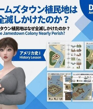 【ビバマガ】パンチラガチャ★西陣郁奈（にしじんかな）強豪予備校『DOPUX（ドピュックス）』で大学受験生向け講座（世界史）を教える名物講師！（Vol.026:ジェームズタウン植民地はなぜ全滅しかけたのか？）｜Libido-Labo